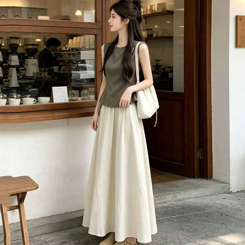 Women'S Fashion Vest Tops - 2026 여름 여성용 젠틀 플라워 허리