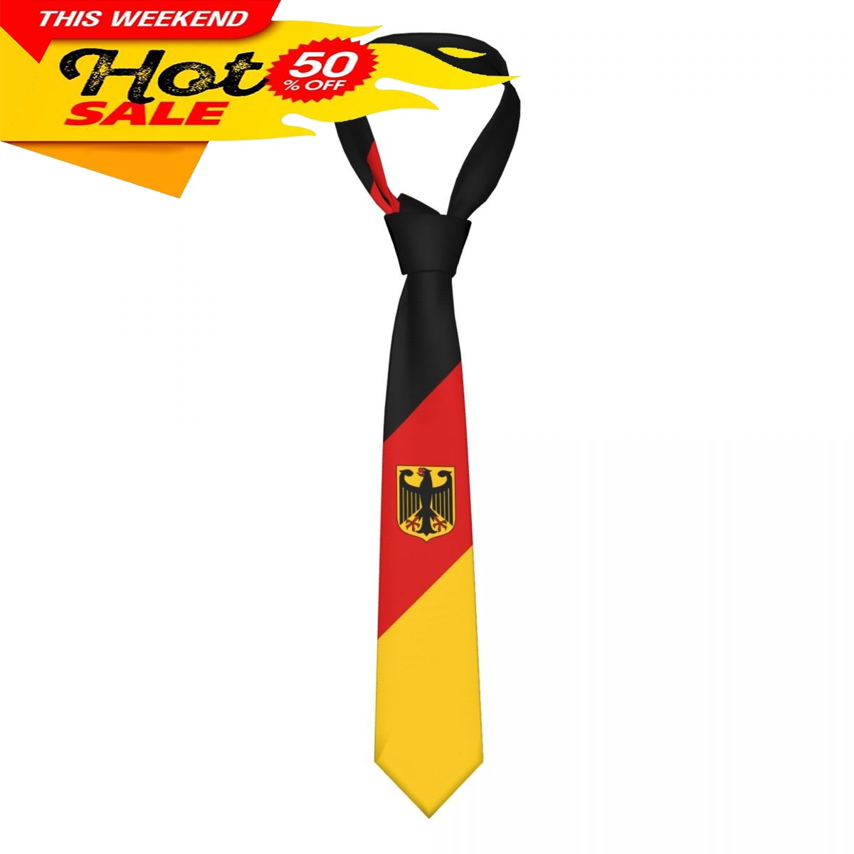 독일 국기 넥타이 엠블럼 넥타이 남성 여성 넥타이 캐주 - Women Fashion Necktie 리뷰 및 가격