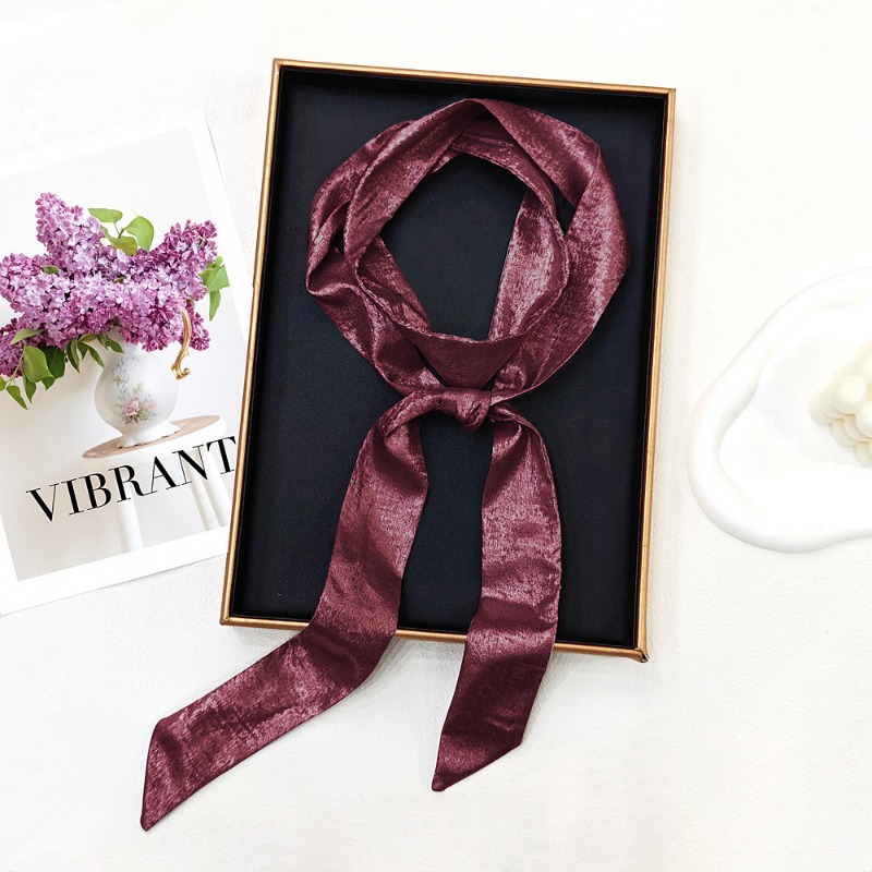 여성용 반짝이는 스키니 스카프 다기능 헤어밴드 넥타이  - Women Fashion Necktie 리뷰 및 가격