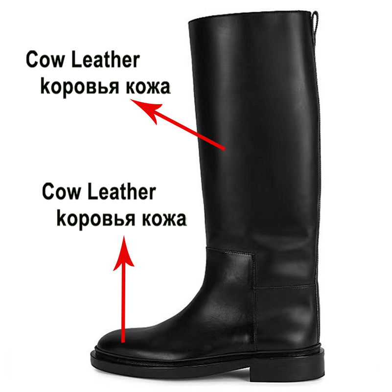 Meotina 여성 정품 가죽 무릎 높은 부츠 라운드  - Women'S Fashion Knee High Boots 리뷰 및 가격