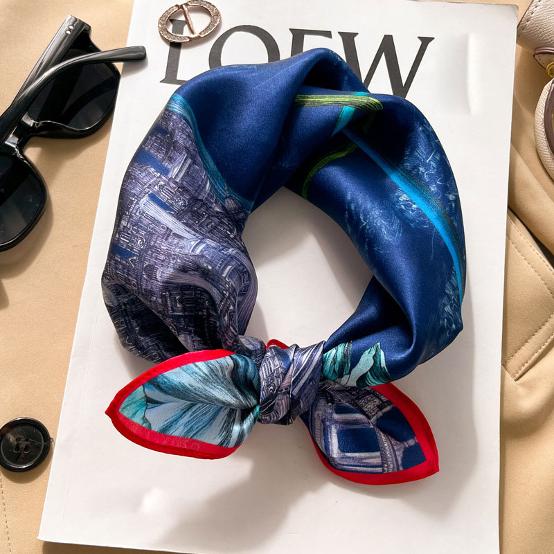 여성용 진짜 실크 스카프, 스퀘어 넥 타이 숄 랩, 여 - Women Fashion Necktie 리뷰 및 가격