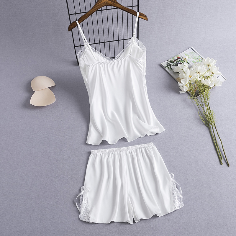 캐미 & 반바지 수면 세트 여성용, 섹시한 레이스 잠옷 - Lace Trim Cami 리뷰 및 가격